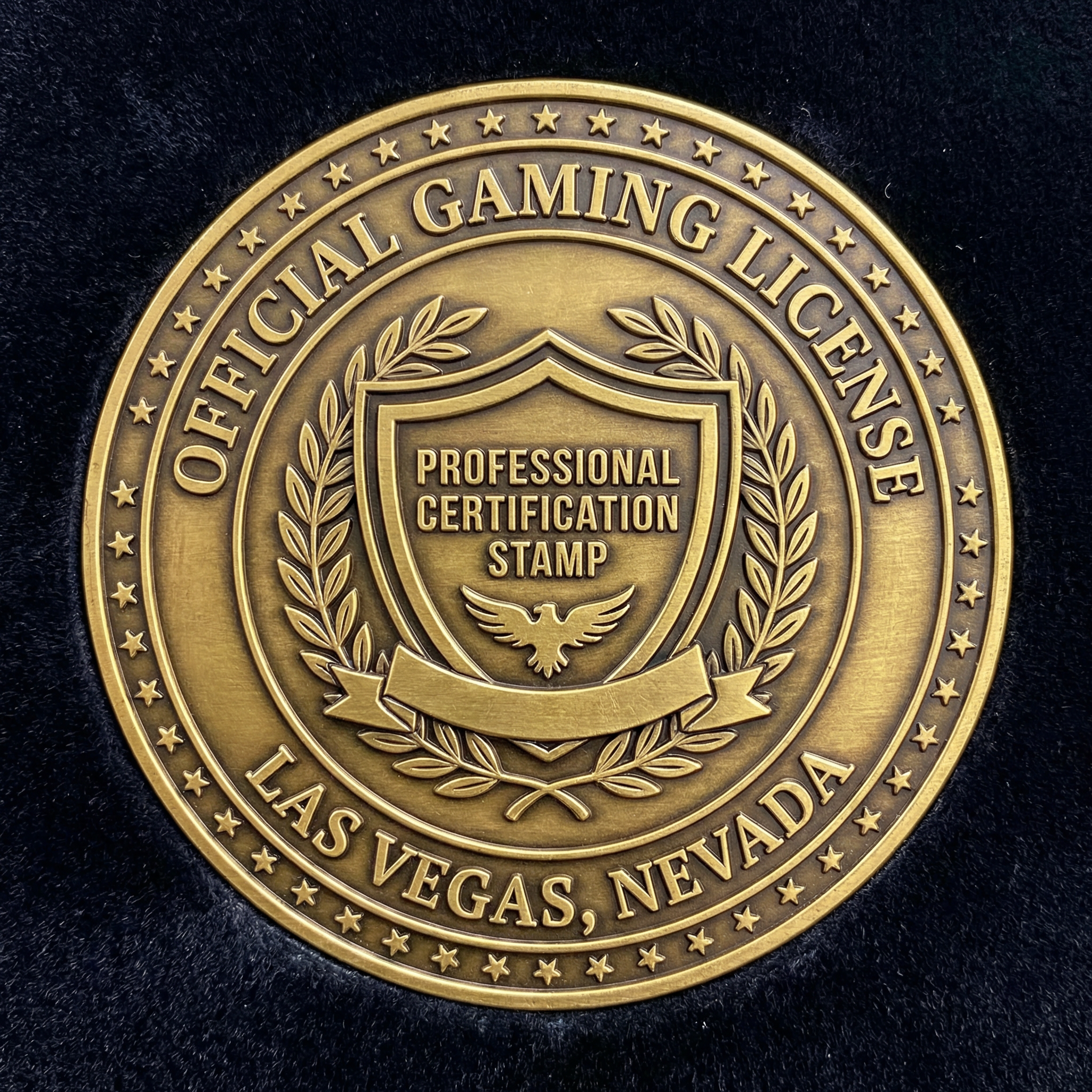 拉斯维加斯博彩监管委员会官方牌照徽章